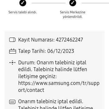 Samsung Klima Arıza Kaydımın Reddedilip Düzgün Hizmet Verilmemesi!