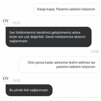 Kargoist Ve İnditex (Oysho) Teslim Edilmeyen Kayıp Kargo