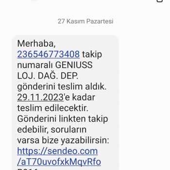 Sendeo Kargo Teslim Edilmedi