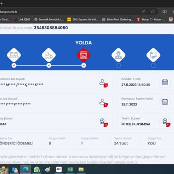 Sanırım Boyner Ve Aras Kargo Montumu Yaz Gelince Gönderecek