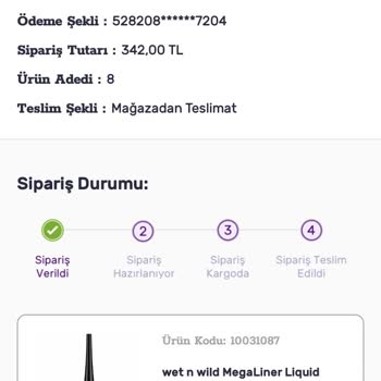 Gratis'ten Verdiğim Sipariş Hazırlanmıyor Bile