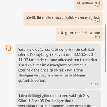 Trendyol Teslim Edilmeyen Sipariş
