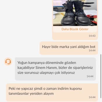Boyner Eksik Ürün Hayal Kırıklığı