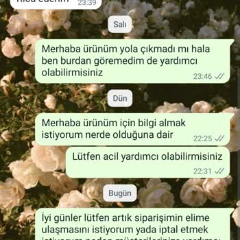 Qafiye Prive Siparişim Kargoya Dahi Verilmedi İptal İşlemleri Başlatılsın İstiyorum