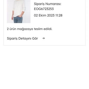 Mavi Teslim Alınmayan Ve Para İadesi Yapılmayan Sipariş