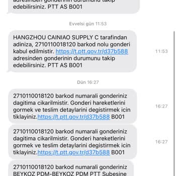 PTT Kargo Beykoz PTT Yurt Dışı Kargoları Getirmiyor