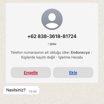WhatsApp Endonezya Şikayeti