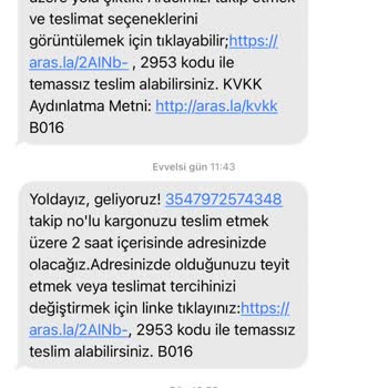 Bağcılar Sancak Aras Kargo'nun İşini Yapmaması