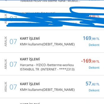 BetterMe Haberim Olmadan Para Çekti İade İstiyorum