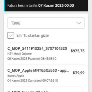 Vodafone Her Şey Yanımda Vodafone Para İadesi Yapmıyor