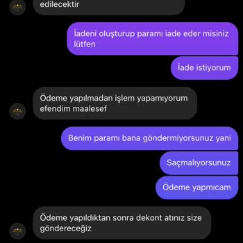 Hepsiimoda.comm (Instagram) Para İadesi Yapılmıyor