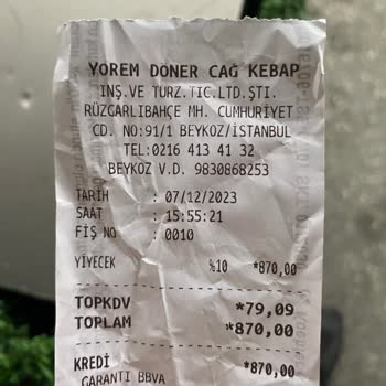 Yörem Cağ Kebap (İstanbul) Yağlı Ve Kayış Gibi Cağ Kebabı Ek Olarak Fahiş Fiyat Müşteri Yanıltma!