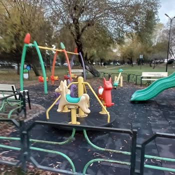Eskişehir Tepebaşı Belediyesi Parkta Devrilme Tehlikesi Altındaki Ağaçlar