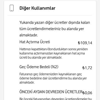 Vodafone Açma Kapama Parası Alması