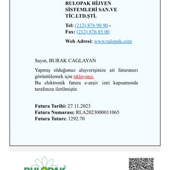 Rulopak E Ticaret Sitesi Ürünleri Göndermiyor!