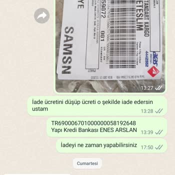 Korkmaz Otomotiv Çıkma Market Kanister Valfi İadesi