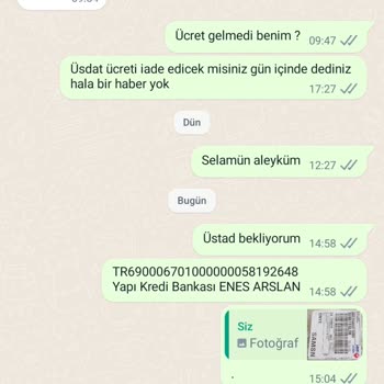 Korkmaz Otomotiv Çıkma Market Kanister Valfi İadesi