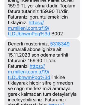 Millenicom İnternet Faturası Hakkında