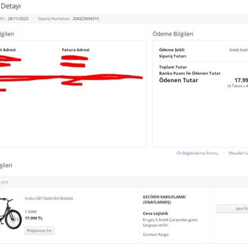 N11 Elektronik Ticaret Sitesinden Alışveriş Mağduriyeti