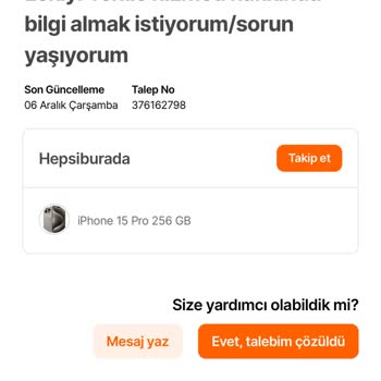Hepsiburada Ürün Bedelinin Parasını Yollamadılar
