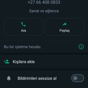 WhatsApp +27 Kodlu Aranma