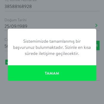 CepteTeb Müşteri Olamama