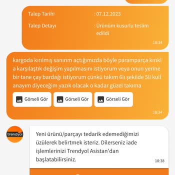 Emsan Mutfak Kırık Çay Bardağı