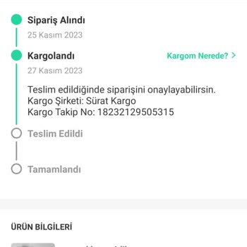 Sürat Kargo Firmasında Kargom Kayboldu