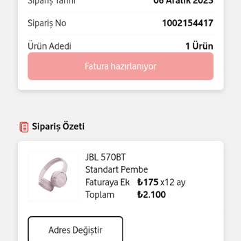 Vodafone İptal Edilen Urunu Faturaya Yansıtıyor