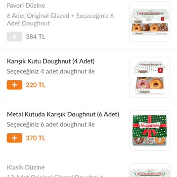 Trendyol GO -krispy Kreme Altunizade