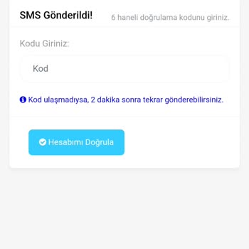 Diaminer Doğrulama Kodu Gelmiyor