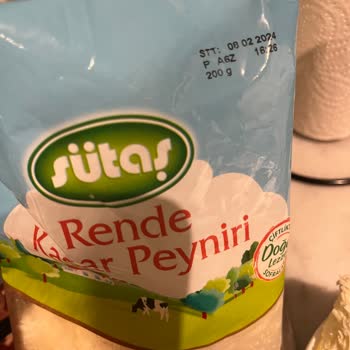 Sütaş Rende Kaşar Peyniri Küflü Çıktı