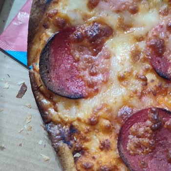 Erzincan Domino's'tan Gelen Yanık Ve Soğuk Pizza