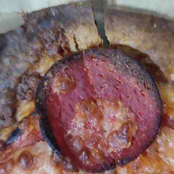 Erzincan Domino's'tan Gelen Yanık Ve Soğuk Pizza