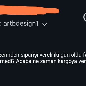 Art.B.Design Ürün Kargoya Verilmiyor, İletişime Geçmiyorlar