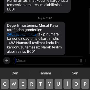 Sürat Kargo Kargo Teslim Edilmemesi