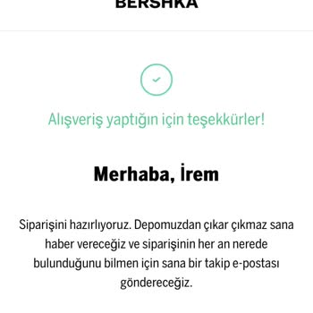Bershka Tekrarlanan Sipariş İptali Ve Sebepsiz