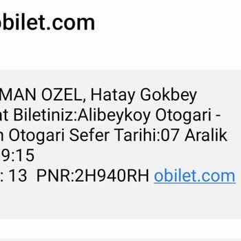 Hatay Gökbey Turizm Fiyaskosu