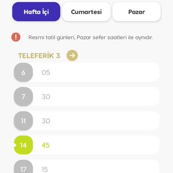 BURULAŞ Burulas Saatleri Güncel Değil