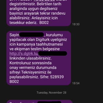 Digiturk Ve TurkNet "kampanyası" İle Digiturk Beni Mağdur Etti.