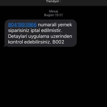 Trendyol Yemek Müşteri Mağduriyeti Umursamama