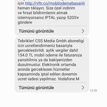 CSS Media İzinsiz Abonelik Mağduriyeti!