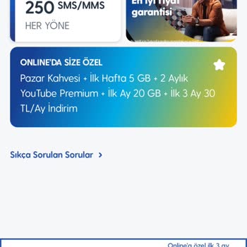 Eski Turkcell Mobil Müşterisine Mega 21 GB Paketi Ort 213 TL Satmamalı