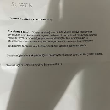 Suwen Mağazası Korse Mağduriyeti
