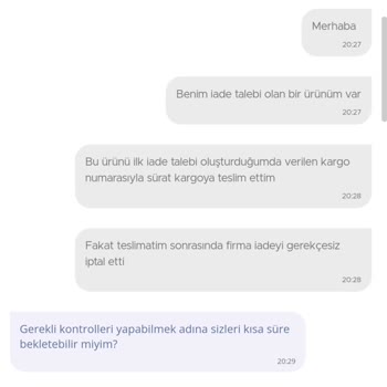 N11 Den İade Problemi