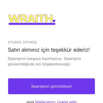 Wraith Esports Siparişin Bir Türlü Kargoya Verilmemesi