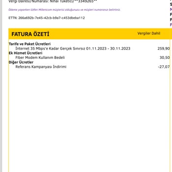 Millenicom Haksız Fiyat Artışı