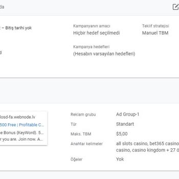 Yapı Kredi Bankası Ve Google AdSense Bilgim Dışı İşlem