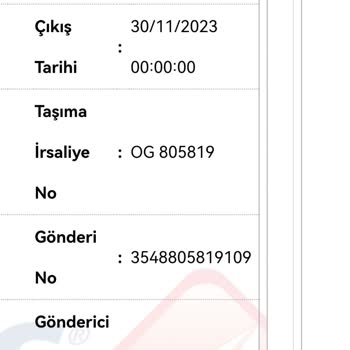 Aras Kargo Teslim Edilmeyen Ürünlerim