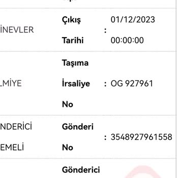 Aras Kargo Teslim Edilmeyen Ürünlerim
